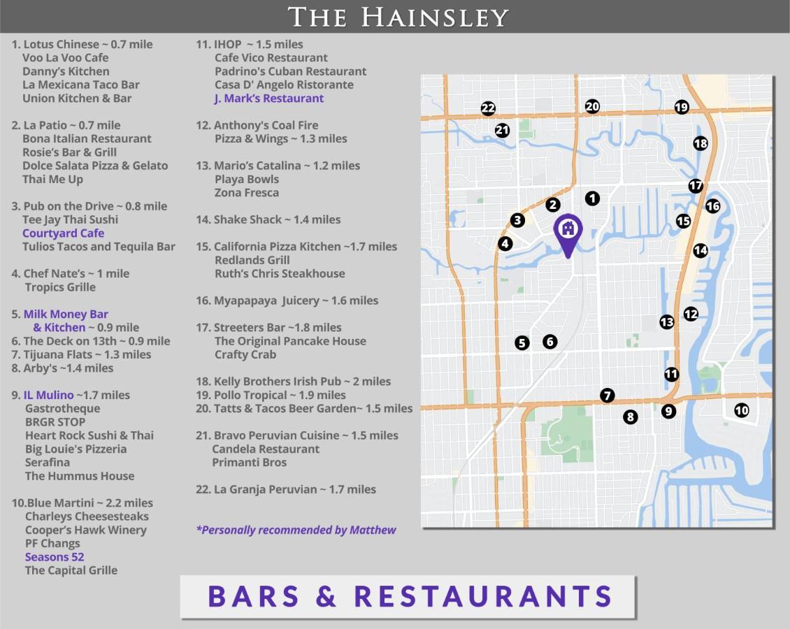 Hainsley - Walk To Wilton Drive Appartamento Fort Lauderdale